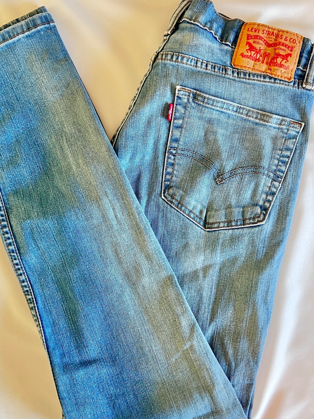 Levi's Classic Light Wash 511 Men’s Blue Jeans 32 W x 34 L